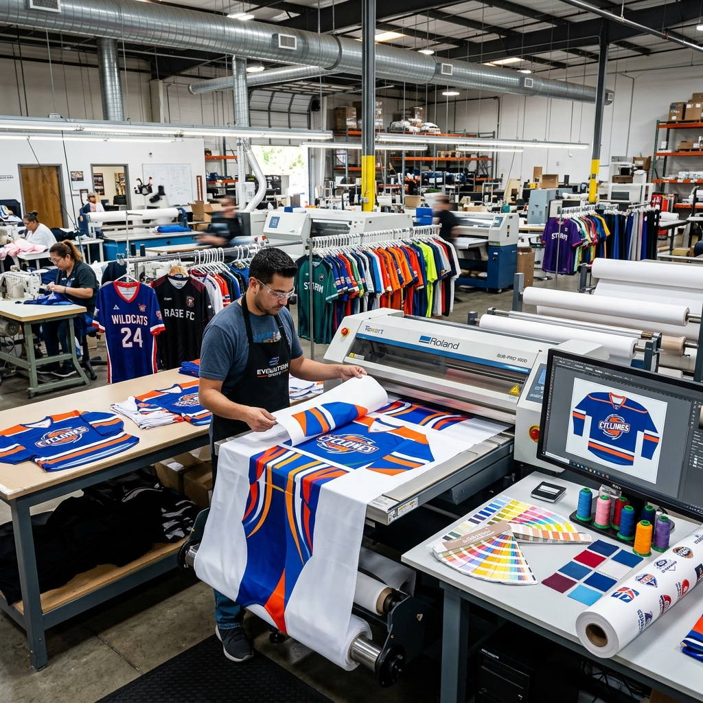 Customization and Manufacturing Sports Uniforms